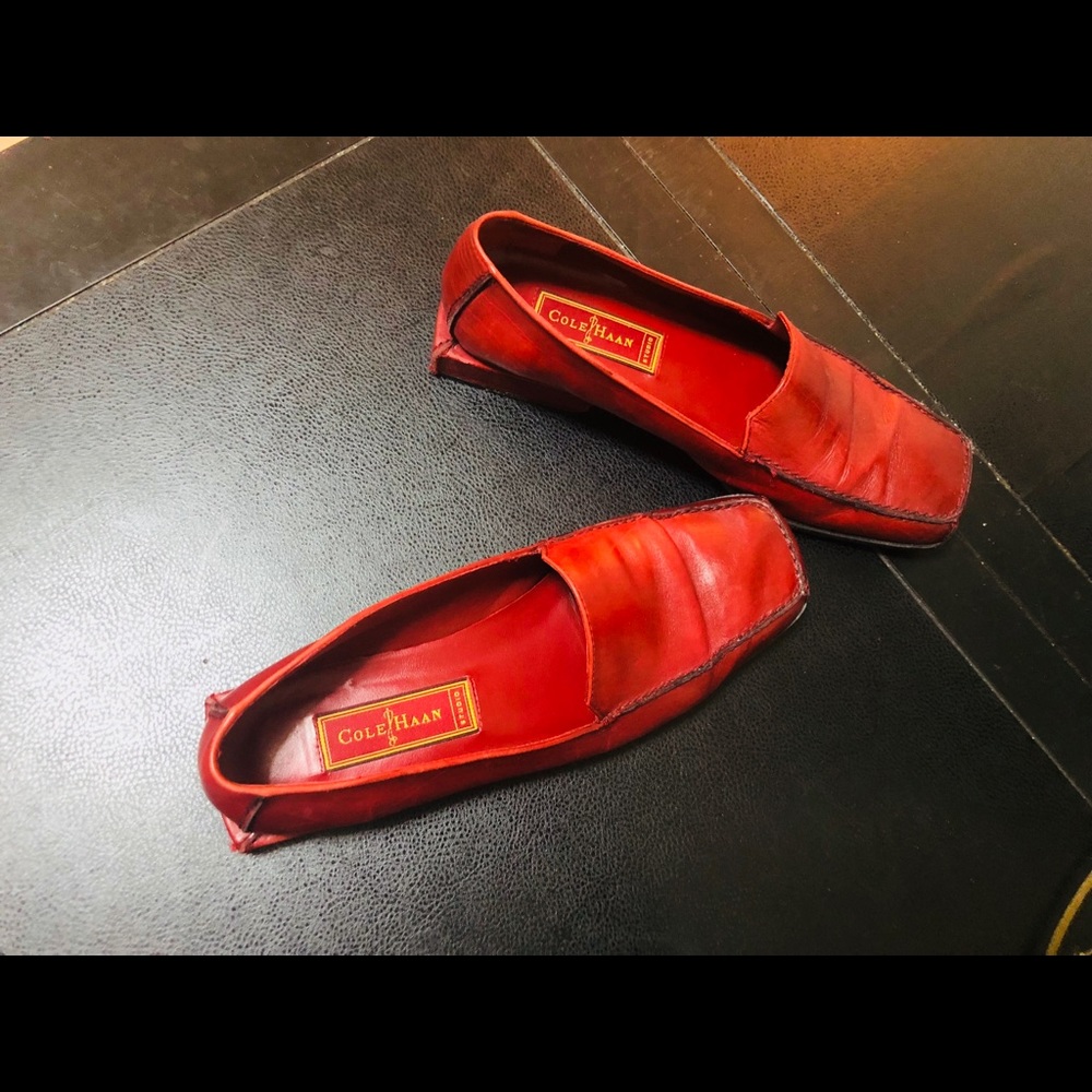 Vintage Cole Haan Sleek Women’s Red Flats